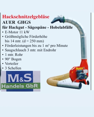 AUER Hackschnitzelgebläse GHGS