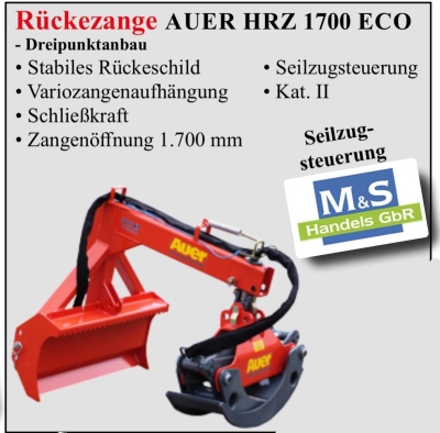 Rückezange AUER HRZ 1700 ECO